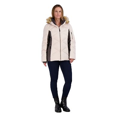 Women's ZeroXposur Faux-Fur Hood Quilted Puffer Coat