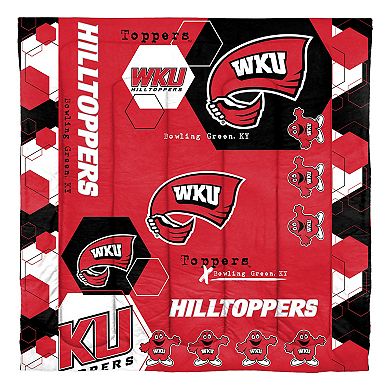 The Northwest Western Kentucky Hilltoppers Full/Queen Comforter Set with Shams