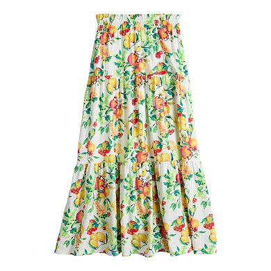 Women's LC Lauren Conrad Floral Tiered Maxi Skirt