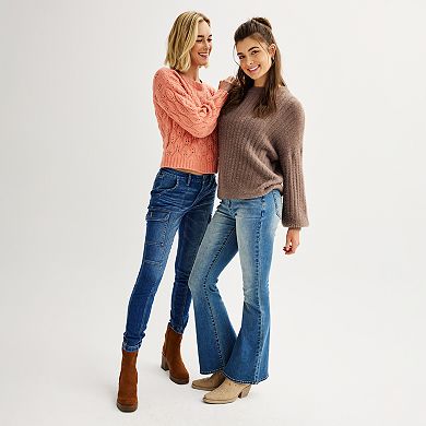 Juniors' SO® High-Rise Flare Jeans