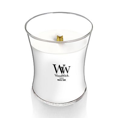 WoodWick® White Teak Hourglass 9.7-oz. Candle Jar