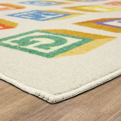 Mohawk® Home Alphabet Blocks Natural Area Rug