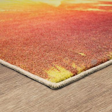 Mohawk?? Home Sun Kissed Palm Yellow Area Rug