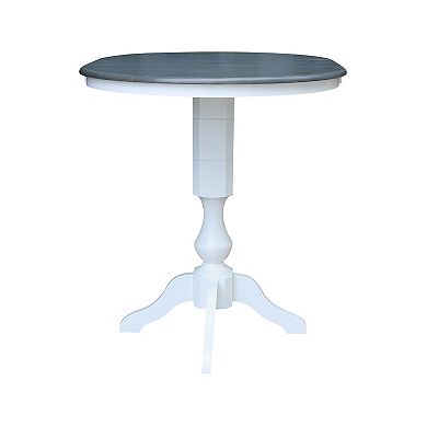 International Concepts Round Bar Height Dining Table