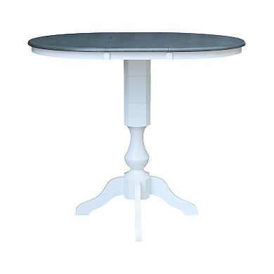 International Concepts Round Bar Height Dining Table