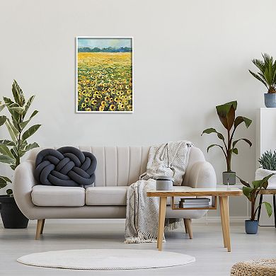 Stupell Home Decor Country Sunflower Meadow Framed Wall Art