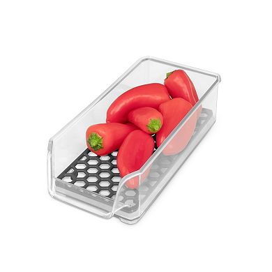 Tovolo HEXA In-Fridge Small Organizer Bin for Refrigerator Storage