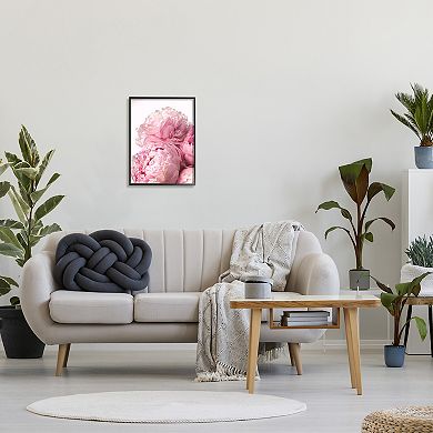 Stupell Home Decor Blush Pink Peonies Framed Wall Art