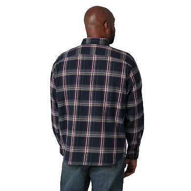 Men's Wrangler Brushed Flannel Button-Down Shirt