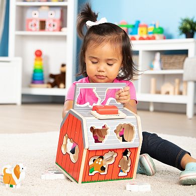 Melissa & Doug Take-Along Sorting Barn