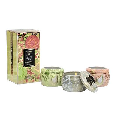 Mini Spring Tin Candle Set