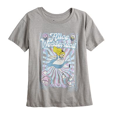 Juniors' Disney's Alice In Wonderland Graphic Tee