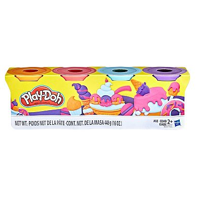 Play-Doh 4-Pack of Sweet Themed Non-Toxic Colors 4-Ounce Cans