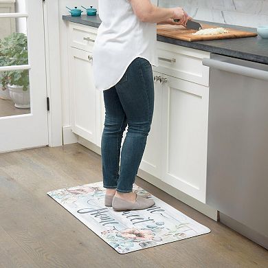 SoHome Cozy Living Home Sweet Home Floral Kitchen Mat