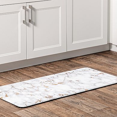 nuLOOM Modern Marble Kitchen Mat