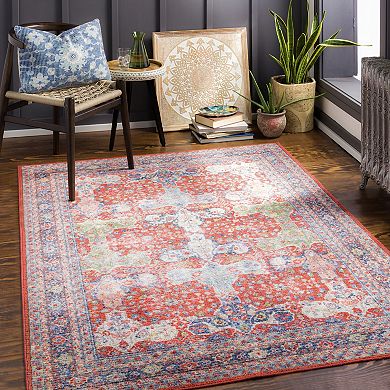 Decor 140 Aiden Traditional Washable Area Rug