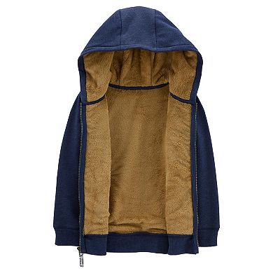 Boys 4-14 Carter's Zip Fleece Hooded Jacket
