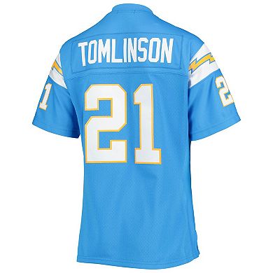 Women's Mitchell & Ness LaDainian Tomlinson Powder Blue Los Angeles Chargers Legacy Replica Player Jersey