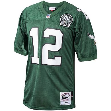 Men's Mitchell & Ness Randall Cunningham Kelly Green Philadelphia Eagles 1992 Authentic Throwback Retired Player Jersey