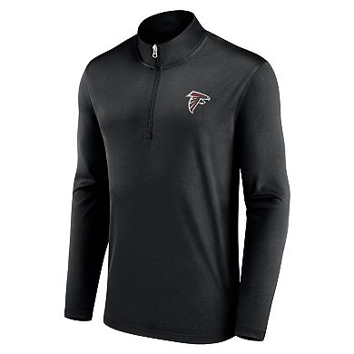 Men's Fanatics Branded Black Atlanta Falcons Underdog Quarter-Zip Jacket
