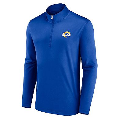 Men's Fanatics Branded Royal Los Angeles Rams Underdog Quarter-Zip Jacket