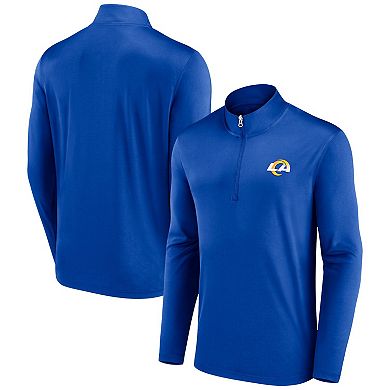 Men's Fanatics Branded Royal Los Angeles Rams Underdog Quarter-Zip Jacket