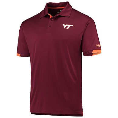 Men's Colosseum Maroon Virginia Tech Hokies Santry Lightweight Polo