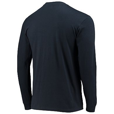 Men's Starter Navy Tennessee Titans Halftime Long Sleeve T-Shirt