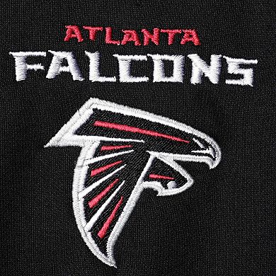 Men's Dunbrooke Black/Gray Atlanta Falcons Apprentice Full-Zip Hoodie