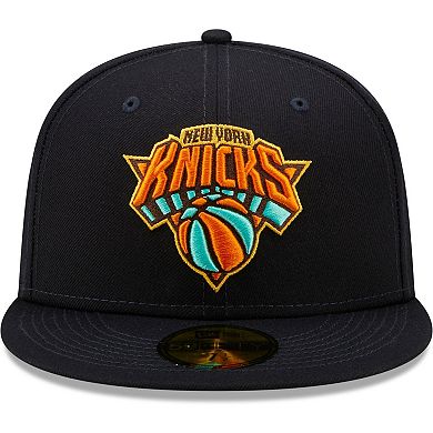 Men's New Era Navy/Mint New York Knicks 59FIFTY Fitted Hat