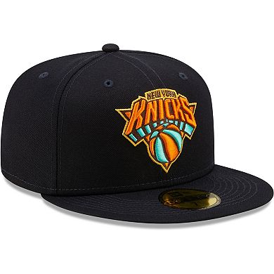 Men's New Era Navy/Mint New York Knicks 59FIFTY Fitted Hat