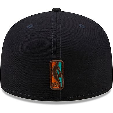 Men's New Era Navy/Mint New York Knicks 59FIFTY Fitted Hat