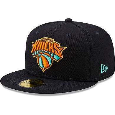 Men's New Era Navy/Mint New York Knicks 59FIFTY Fitted Hat