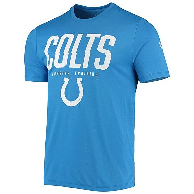 Men's New Era Royal Indianapolis Colts Combine Authentic Big Stage T-Shirt