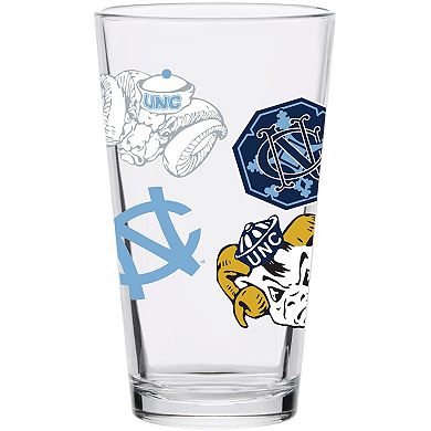 North Carolina Tar Heels 16oz. Medley Vintage Pint Glass