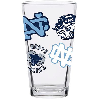 North Carolina Tar Heels 16oz. Medley Vintage Pint Glass