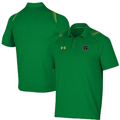 Men's Under Armour Green Notre Dame Fighting Irish 2021 Sideline Performance Polo