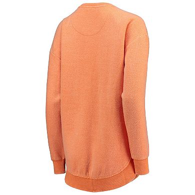 Women's Pressbox Tennessee Orange Tennessee Volunteers Ponchoville Pullover Sweatshirt