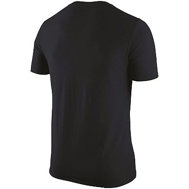 Men's Nike Black Delaware Fightin' Blue Hens Logo Color Pop T-Shirt