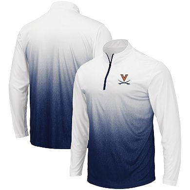 Men's Colosseum Navy Virginia Cavaliers Magic Quarter-Zip Jacket