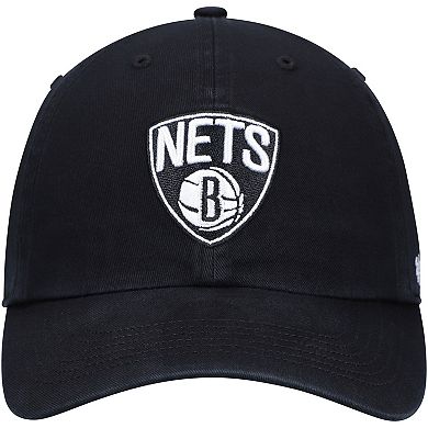 Men's '47 Black Brooklyn Nets Team Franchise Fitted Hat