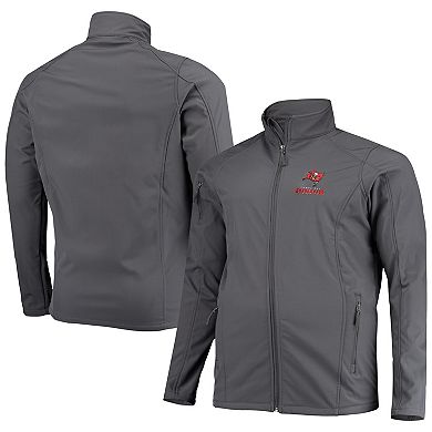 Men's Dunbrooke Pewter Tampa Bay Buccaneers Big & Tall Sonoma Softshell Full-Zip Jacket