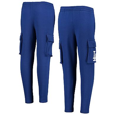 Youth Royal Los Angeles Dodgers Players Anthem Fleece Cargo Pants
