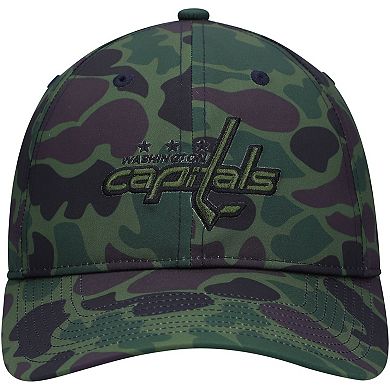 Men's adidas Camo Washington Capitals Locker Room Slouch Adjustable Hat