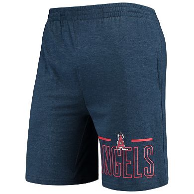 Men's Concepts Sport Navy/Red Los Angeles Angels Meter T-Shirt and Shorts Sleep Set