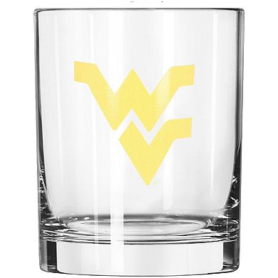 West Virginia Mountaineers Letterman 14oz. Rocks Glass