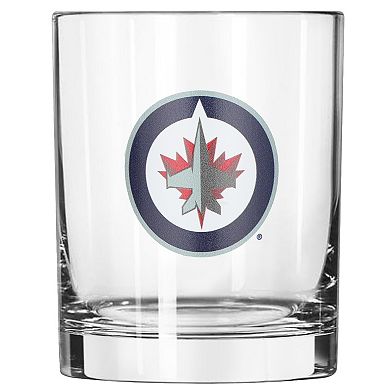 Winnipeg Jets Letterman 14oz. Rocks Glass