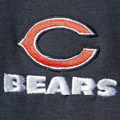 Men's Dunbrooke Navy Chicago Bears Shag Tri-Blend Full-Zip Raglan Hoodie
