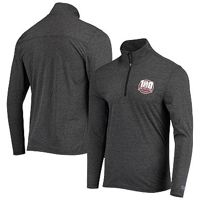 Men's Champion Heathered Black Texas A&M Aggies 12th Man Centennial Field Day Quarter-Zip Jacket