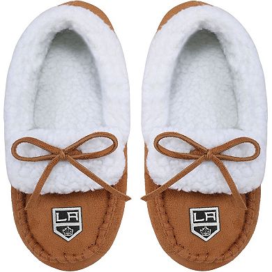 Youth FOCO Los Angeles Kings Moccasin Slippers